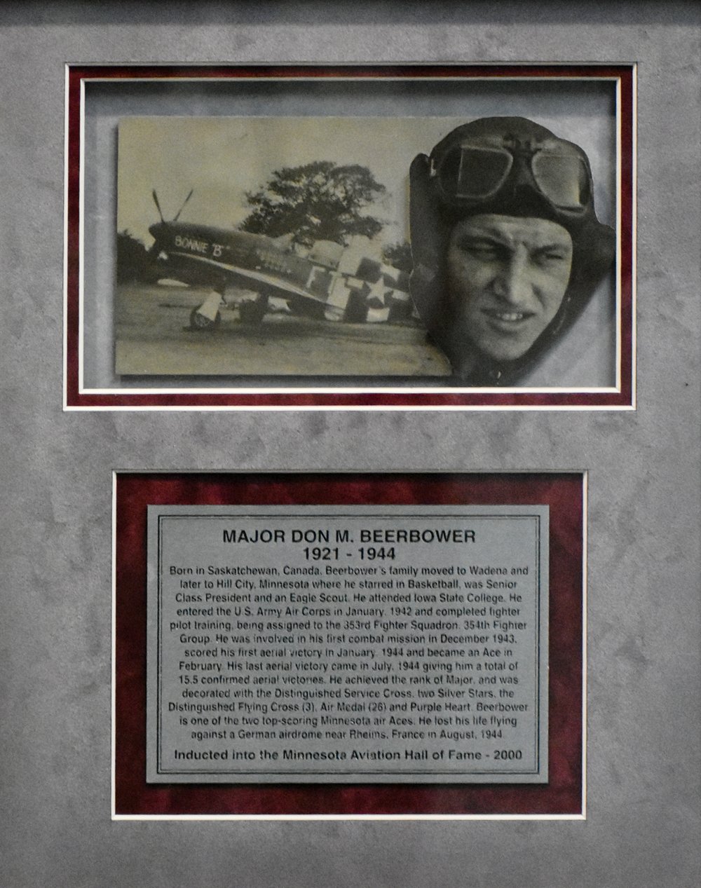 Major Don M Beerbower Minnesota Aviation Hall Of Fame
