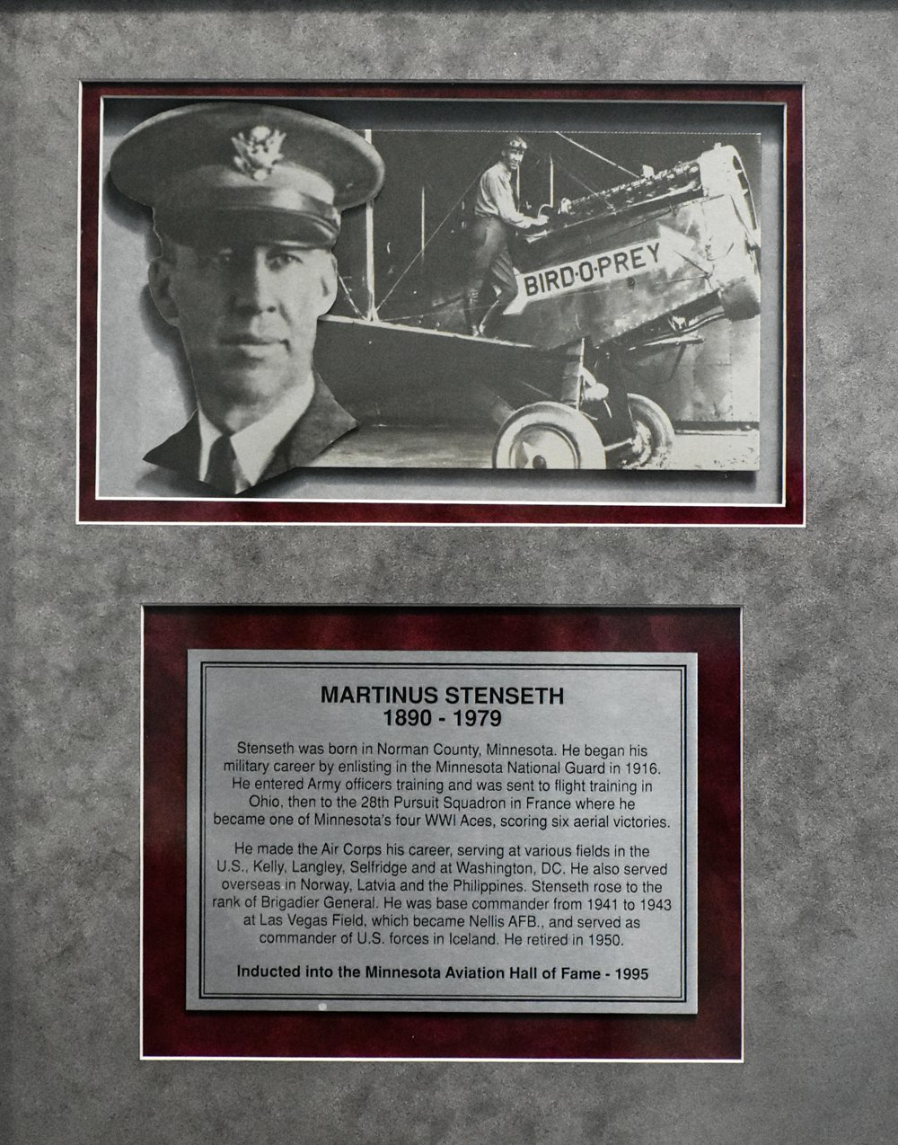 Martinus Stenseth Minnesota Aviation Hall Of Fame