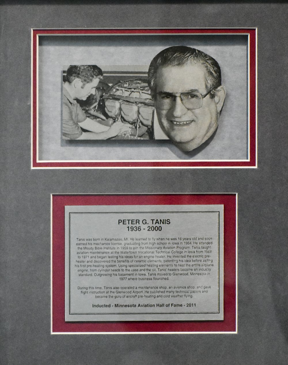 Peter G Tanis Minnesota Aviation Hall Of Fame