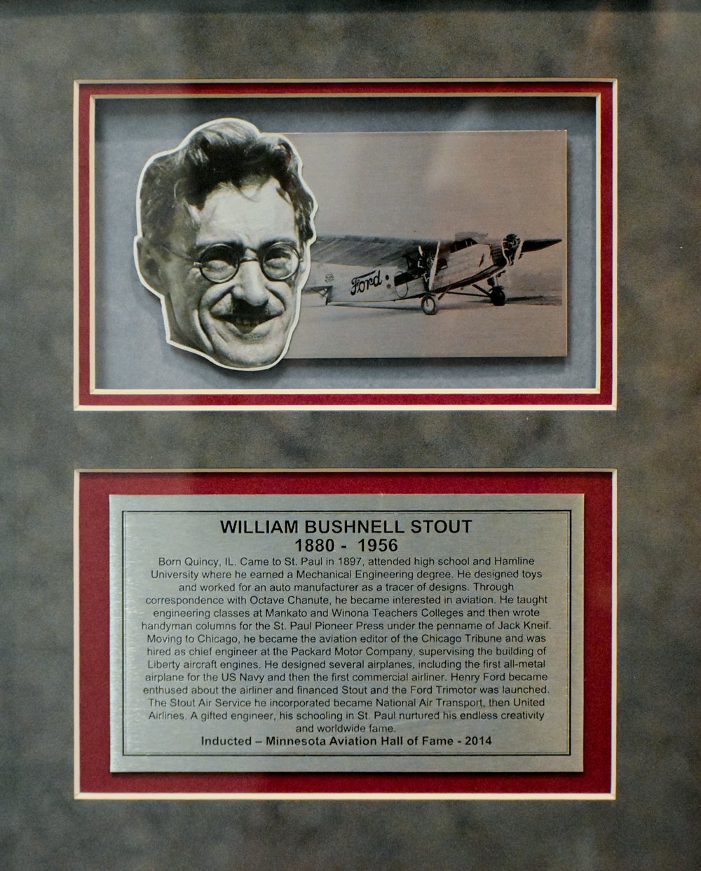 William Bushnell Stout Minnesota Aviation Hall Of Fame